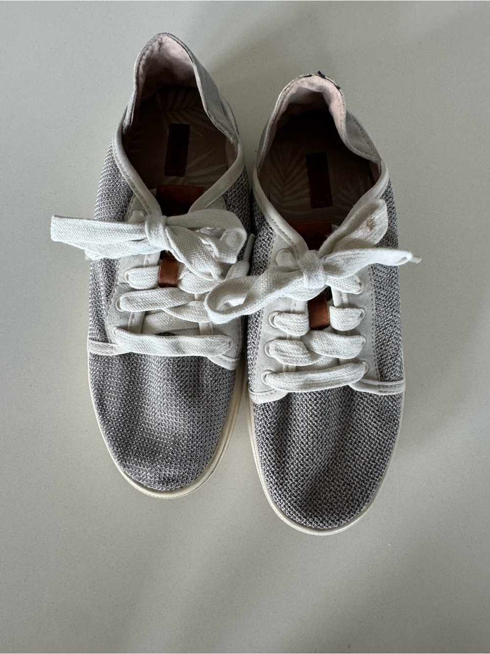 Women's Knit Lace-Up Sneakers -